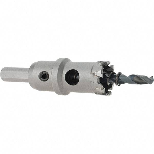 Value Collection - 7/8" Diam, 1" Cutting Depth, Hole Saw - Carbide-Tipped Saw - Apex Tool & Supply