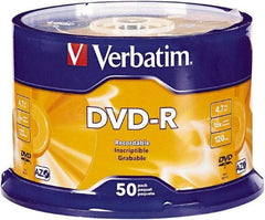 Verbatim - Silver DVD-R Discs - Use with CD, DVD - Apex Tool & Supply