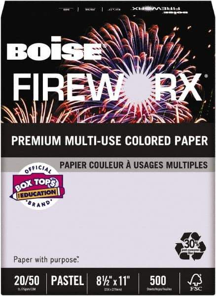 Boise - 8-1/2" x 11" Lavender Colored Copy Paper - Use with Laser Printers, Copiers, Plain Paper Fax Machines, Multifunction Machines - Apex Tool & Supply