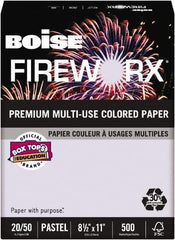 Boise - 8-1/2" x 11" Lavender Colored Copy Paper - Use with Laser Printers, Copiers, Plain Paper Fax Machines, Multifunction Machines - Apex Tool & Supply