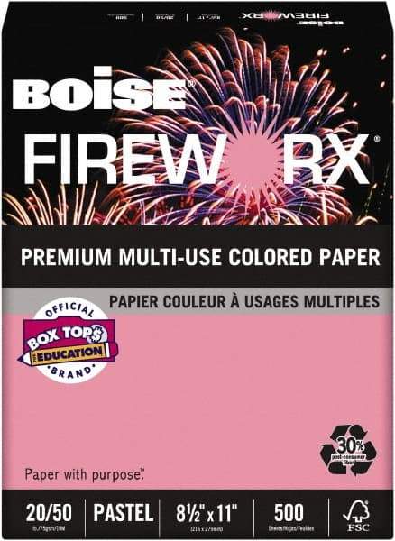 Boise - 8-1/2" x 11" Cherry Coiled Phone Cord - Use with Laser Printers, Copiers, Plain Paper Fax Machines, Multifunction Machines - Apex Tool & Supply