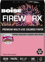 Boise - 8-1/2" x 11" Cherry Coiled Phone Cord - Use with Laser Printers, Copiers, Plain Paper Fax Machines, Multifunction Machines - Apex Tool & Supply