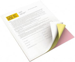 Xerox - 8-1/2" x 11" White, Canary & Pink Digital Carbonless Paper - Use with Laser Copiers, Laser Printers - Apex Tool & Supply