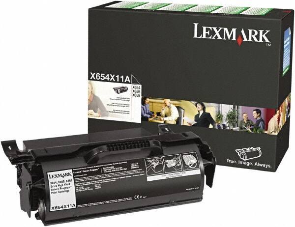 Lexmark - Black Toner Cartridge - Use with Lexmark X651de, X652de, X654de, X656de, X656dte, X658de, X658dfe, X658dme, X658dte, X658dtfe, X658dtme - Apex Tool & Supply