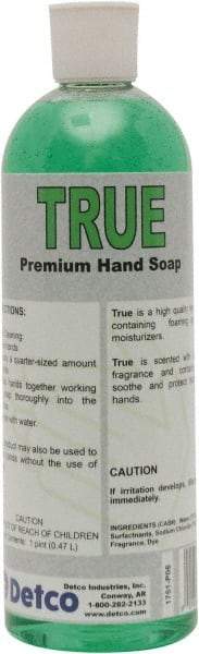 Detco - 16 oz Squeeze Bottle Liquid Hand Cleaner - Green, Herbal Scent - Apex Tool & Supply