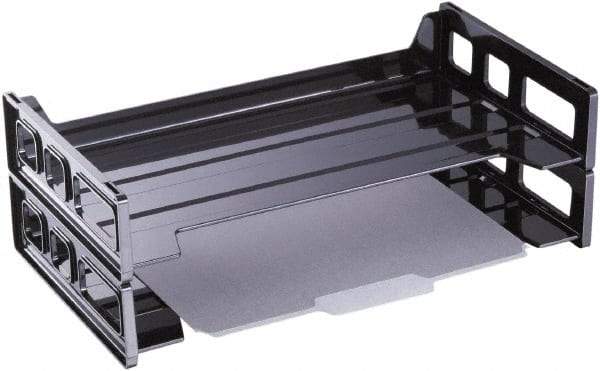 UNIVERSAL - Black Document Organizer - Plastic - Apex Tool & Supply