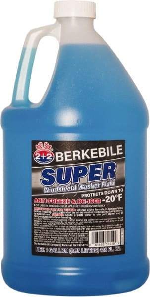 Berkebile - Methanol Windshield Washer Fluid - 1 Gal Jug with Handle - Apex Tool & Supply