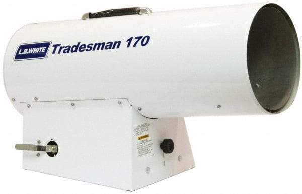 LB White - 125,000 to 170,000 BTU Rating, Natural Gas Forced Air Heater - 4,000 Sq Ft Max Heating Area, 0.2 oz Capacity, Fuel with Natural Gas - Apex Tool & Supply
