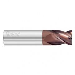 8mm Dia. x 50mm Overall Length 4-Flute 1.5mm C/R Solid Carbide SE End Mill-Round Shank-Center Cut-FC20 - Apex Tool & Supply