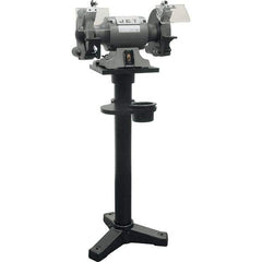 Jet - 10" Wheel Diam x 1" Wheel Width, 1-1/2 hp Bench Grinder - 1 Phase, 1,720 Max RPM, 115 Volts - Apex Tool & Supply