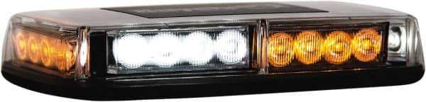 Buyers Products - Variable Flash Rate, Magnetic or Permanent Mount Emergency LED Lightbar Assembly - Powered by DC, Amber & Clear - Apex Tool & Supply