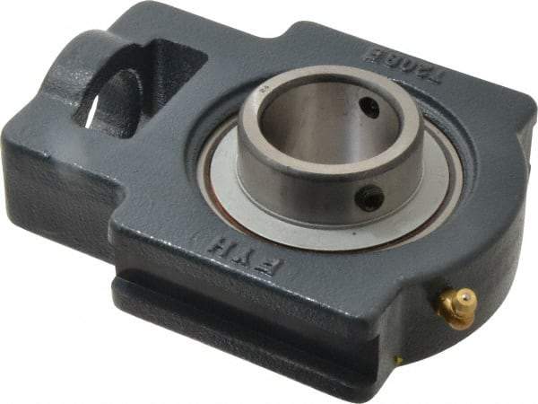 Value Collection - 3-9/32" Wide, Cast Iron Ball Bearing Take Up Unit - 1-5/16" Outside Diam - Apex Tool & Supply