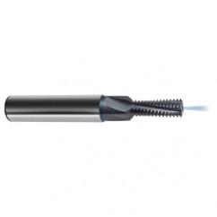 7/16-20 4FL Carbide Thread Mill-Coolant Thru-TiCN - Apex Tool & Supply
