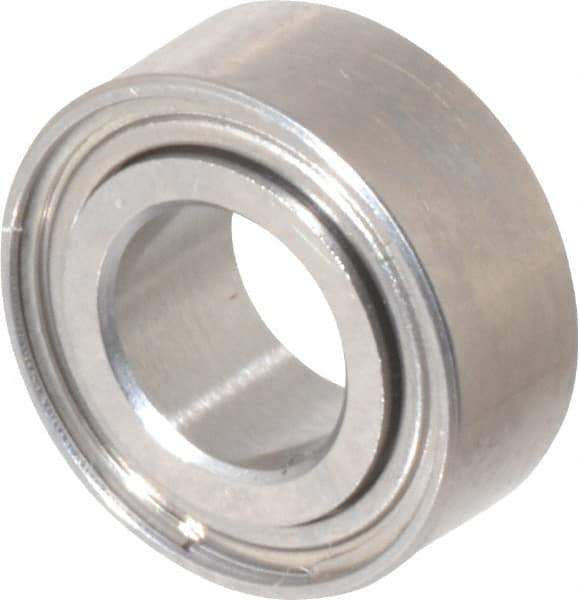 Value Collection - 5/32" Bore Diam, 5/16" OD, Double Shield Miniature Radial Ball Bearing - 1/8" Wide, 1 Row, Round Bore, 29 Lb Static Capacity, 81 Lb Dynamic Capacity - Apex Tool & Supply