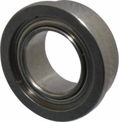 Value Collection - 3/16" Bore Diam, 5/16" OD, Double Shield Miniature Radial Ball Bearing - 1/8" Wide, With Flange, 1 Row, Round Bore, 29 Lb Static Capacity, 81 Lb Dynamic Capacity - Apex Tool & Supply