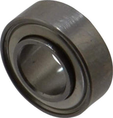 Value Collection - 3/16" Bore Diam, 3/8" OD, Double Shield Miniature Radial Ball Bearing - 1/8" Wide, 1 Row, Round Bore, 56 Lb Static Capacity, 160 Lb Dynamic Capacity - Apex Tool & Supply