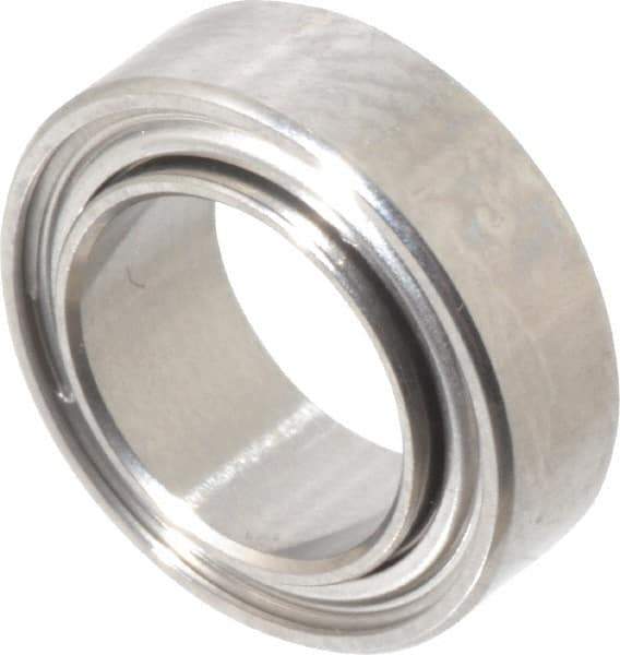 Value Collection - 5/16" Bore Diam, 1/2" OD, Double Shield Miniature Radial Ball Bearing - 5/32" Wide, 1 Row, Round Bore, 52 Lb Static Capacity, 122 Lb Dynamic Capacity - Apex Tool & Supply