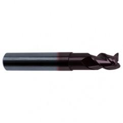 4mm Dia. - 54mm OAL - 45° Helix Firex Carbide End Mill - 3 FL - Apex Tool & Supply