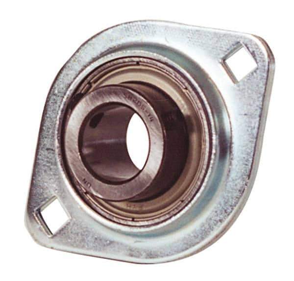 Value Collection - 4-7/16" OAL2-Bolt Flange - 2350 Lb Dyn Cap, Steel - Apex Tool & Supply
