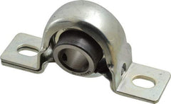 Value Collection - 3-3/8" OALPillow Block - 1160 Lb Dyn Cap, Steel - Apex Tool & Supply