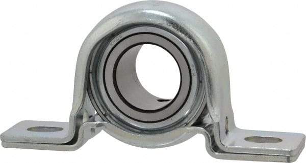 Value Collection - 4-1/4" OALPillow Block - 1700 Lb Dyn Cap, Steel - Apex Tool & Supply