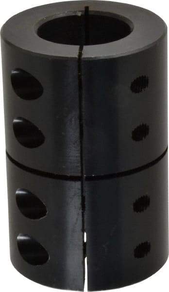 Climax Metal Products - 1-1/4" Inside x 2-1/4" Outside Diam, Rigid Coupling without Keyway - 3-3/8" Long - Apex Tool & Supply