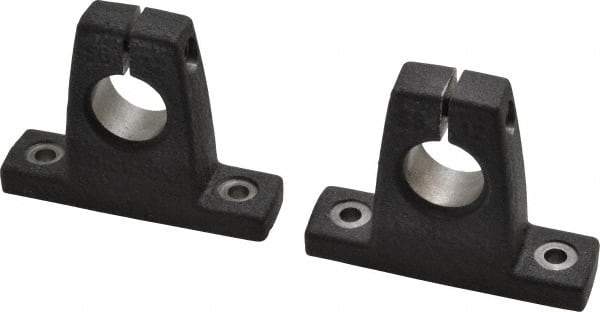 Thomson Industries - 3/4" Diam, Malleable Iron Alloy Shaft Support - Plain Shafting - Apex Tool & Supply