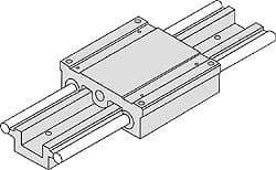 Thomson Industries - Manually Driven Linear Motion System - 48" Long x 2" Wide - Apex Tool & Supply