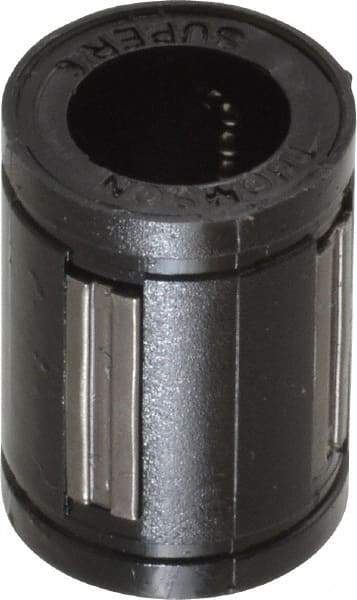 Thomson Industries - 3/8" ID, 100 Lb Dynamic Load Capacity, Closed Linear Bearing - 5/8" OD - Apex Tool & Supply