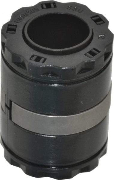 Thomson Industries - 3/4" ID, 1,130 Lb Dynamic Load Capacity, Closed Linear Bearing - 1-1/4" OD - Apex Tool & Supply
