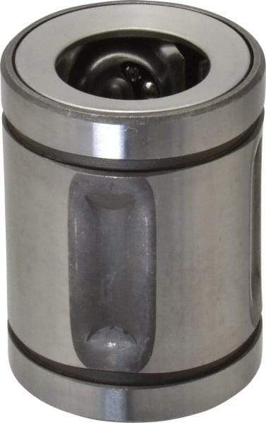 Thomson Industries - 5/8" ID, 150 Lb Dynamic Load Capacity, Closed Linear Bearing - 1-1/8" OD - Apex Tool & Supply