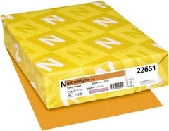 Neenah Paper - Cosmic Orange Colored Copy Paper - Use with Laser Printers, Inkjet Printers, Copiers - Apex Tool & Supply