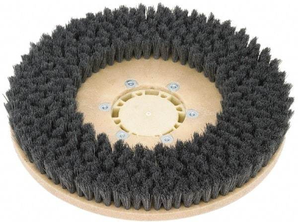 Clarke - 26" Diam Scrubbing Brush - 26" Machine, Black Pad, Polypropylene - Apex Tool & Supply