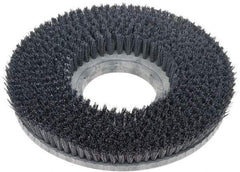 Clarke - 14" Diam Scrubbing Brush - 14" Machine, Black Pad, Polypropylene - Apex Tool & Supply