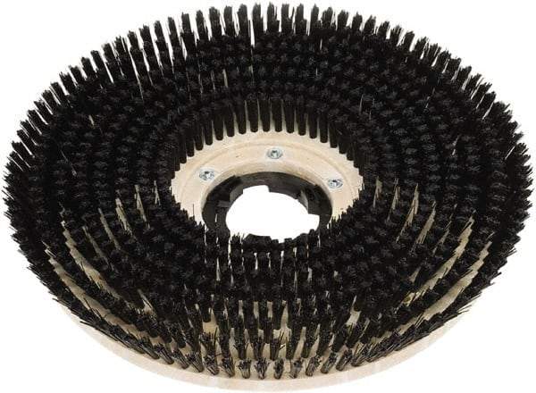 Clarke - 20" Diam Scrubbing Brush - 20" Machine, Black Pad, Polypropylene - Apex Tool & Supply