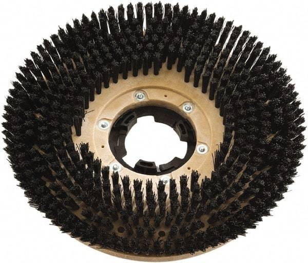 Clarke - 17" Diam Scrubbing Brush - 17" Machine, Black Pad, Polypropylene - Apex Tool & Supply