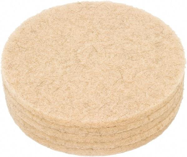 Clarke - 20" Diam Floor Pad - 20" Machine, Tan Pad, Polyester - Apex Tool & Supply