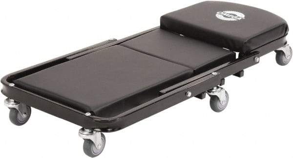 Omega Lift Equipment - 450 Lb Capacity, 6 Wheel Convertible Creeper - Alloy Steel, 41.22" Long x 6-3/4" Overall Height x 19" Wide - Apex Tool & Supply
