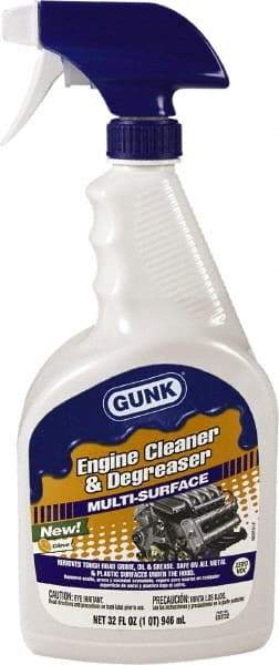Gunk - Proprietary Formula Engine Cleaner/Degreaser - 32 oz Spray Bottle - Apex Tool & Supply