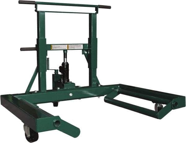 Safeguard - 3 Wheel, 1,500 Lb Capacity, Easy Roller - 23.62 to 60" Cast Iron Wheels - Apex Tool & Supply