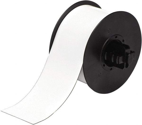 Brady - 2-1/2" Wide x 300" Long, White Magnetic Magnetic Tape - For BBP30 Label Printer, BBP33 Label Printer, BBP35 Multicolor Sign & Label Printer, BBP37 Color & Cut Sign & Label Printer, BradyPrinter S3100, BBP31 Sign & Label Printer - Apex Tool & Supply