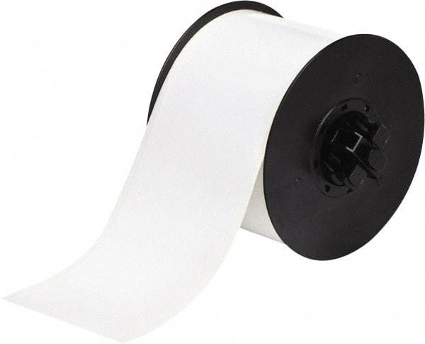 Brady - 3" Wide x 1,200" Long, White Vinyl Tape - For BBP30 Label Printer, BBP33 Label Printer, BBP35 Multicolor Sign & Label Printer, BBP37 Color & Cut Sign & Label Printer, BradyPrinter S3100, BBP31 Sign & Label Printer - Apex Tool & Supply