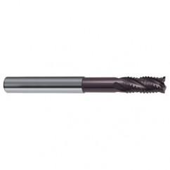 6mm Dia. - 80mm OAL - Variable Helix Firex Carbide - End Mill - 4 FL - Apex Tool & Supply