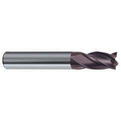 4mm Dia. x 54mm Overall Length 4-Flute Square End Solid Carbide SE End Mill-Round Shank-Center Cut-Firex - Apex Tool & Supply