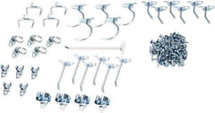 Triton - 64 Piece, Pegboard Hook Set - 302 Stainless Steel - Apex Tool & Supply
