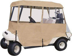Classic Accessories - Polyester Golf Cart Protective Cover - 66 x 53", Sand - Apex Tool & Supply