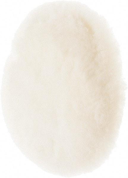 Tru-Maxx - 7" Diam Wool Buffing & Backing Pad - Apex Tool & Supply