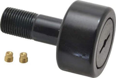 Accurate Bushing - 1-5/8" Roller Diam x 7/8" Width, 5/8" Stud Diam x 1-1/2" Length, Stud Cam Follower - Steel, 3/4" Thread Length, 5/8-18 Thread, 2-3/8" OAL, 5,560 Lb Dynamic Cap, 5,730 Lb Static Cap - Apex Tool & Supply