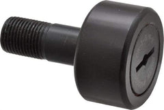 Accurate Bushing - 1-5/8" Roller Diam x 7/8" Width, 5/8" Stud Diam x 1-1/2" Length, Stud Cam Follower - Steel, 3/4" Thread Length, 5/8-18 Thread, 2-3/8" OAL, 5,560 Lb Dynamic Cap, 5,730 Lb Static Cap - Apex Tool & Supply
