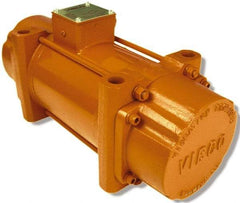 Vibco - 3 Phase, 1.2, 0.6 Amp, 230 & 460 Volt, 12-3/8" Long, Electric Vibrators - 110 to 900 Lbs. Force, 64 Decibels - Apex Tool & Supply